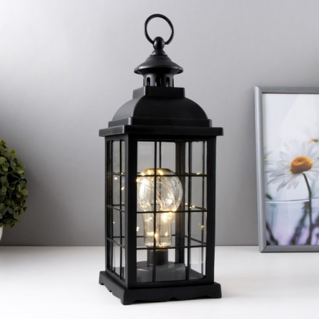 The nightlight "Light and fireflies" is black from batteries 35x13.5x13.5cm Risalux-1