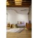 Cotton carpet with a drawing Rice Plantation Terra, size 200x300 cm