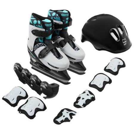 Set: skates of children's sliding Snow Cat, with a roller platform, protection, p. 34-37-8