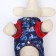 Zimovye jumpsuit for animals "Skier", S (DS 20-22, Osh 24-26, OG 32-34 cm), Mix