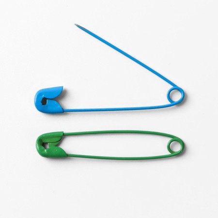 English pins, 31 mm, 10 pcs, colorful color-2