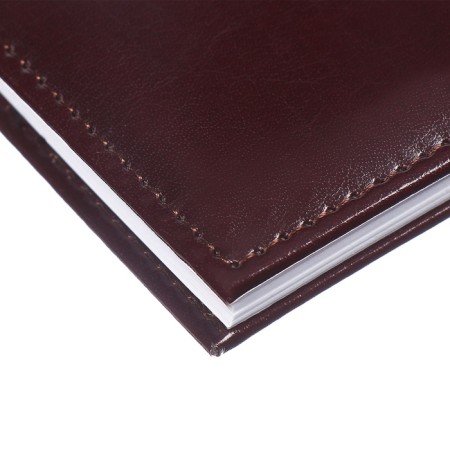 PROVING PARMAN DALL 2025, 155 x 95mm 64 sheets, Devente.Matrix, solid cover to leatherette with foam, embossing, block 70, burgundy-2