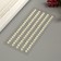 Decorative stickers "Pearls" 0.5 cm, 105 pcs, milk