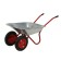 Garden car, two -wheeled: cargo/p 120 kg, volume of 85 l, red handles