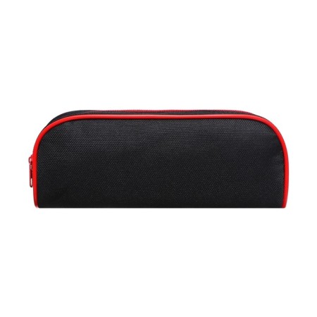 Penal soft, 1 department, 80 x 210 x 40 mm, voluminous, PM1O-24, calligrata black, black/red-2