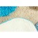 A set of bathroom rugs “Laura”, 2 pcs: 50 x 80 cm, 55 x 55 cm, blue color