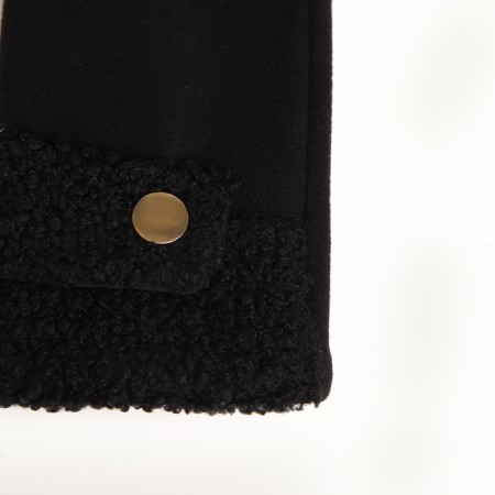 Gloves are female, dimensionless, without insulation, black color-2