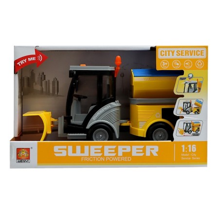 Machine "City Service", 1:16, light, sound, inertia-8