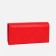 Women's wallet on magnets, red color
