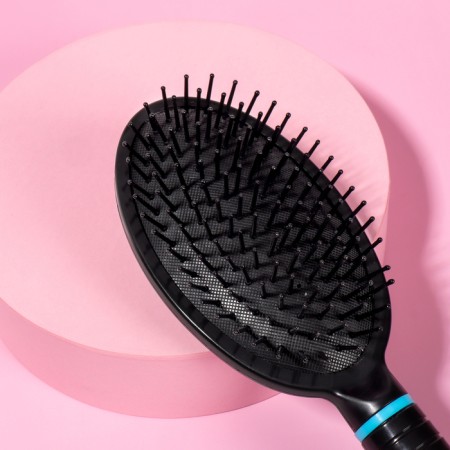 Massage comb, 6 × 24.3 cm, color mix/black-3