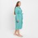 Women's bathrobe, green color, size 54
