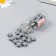 Surgut in granules in a jar of "stars" gray matte 16 g 7x3x3 cm