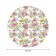 Tablecloth on the table "sea of ​​flowers", round, Saten, d = 150 cm