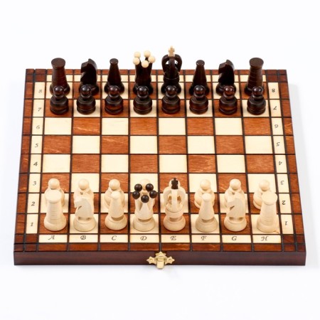 Chess Polish Wooden Big Madon "Royal", 31 x 31 cm, King H-6.5 cm-3