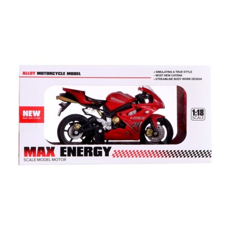 Metallic motorcycle "Super bike", scale 1:16, mix-5