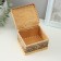 Rose box, hinge, 12*11*7 cm, birch bark