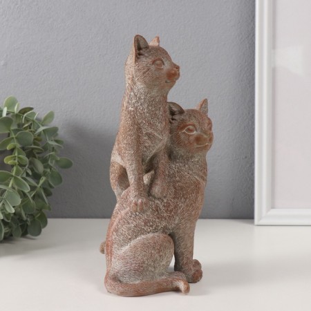 Polystone souvenir "Two cats" Bezh 11.5x10.8x22.5 cm-1