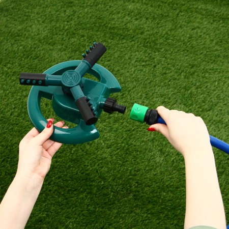 3-fly spray, under connector, plastic, Greengo-10