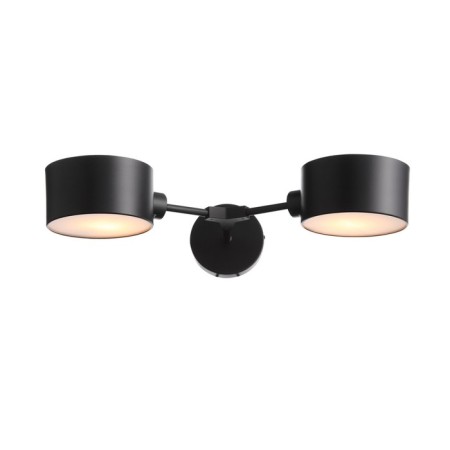 Wall lamp EVOLUCE. Sle183401-02. Gemento. 2x60 W, E14, 51x12 cm, black color-5