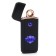 Electronic lighter "Strong strong 100 % man", USB, spiral, 3 x 7.3 cm, black