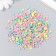 Decor for creativity plastic "Bright stars" 0.5 cm 20 g