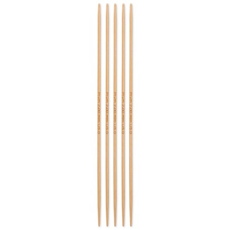Stock, bamboo, 2.0 mm/15cm knitting needles, 5 pcs-1