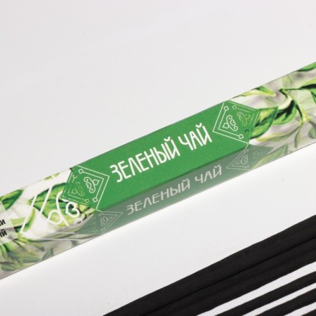 Incense "Breath of nature green tea", 8 sticks-1