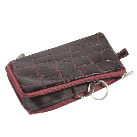 Key of lightning, length 14.5 cm, burgundy color