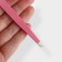 Pinzet begged, wide, 9.5 cm, pink color