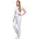 Medical pants, white color, size 48, height 158-164