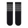 Extended women's socks with a transparent top Contte Elegant Fantasy, size 23-25, Nero color