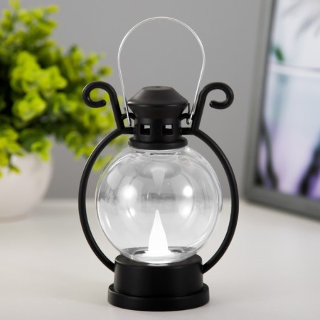Nightlight "Candle in the flashlight" 3xlr1130 Black 8x8x12 cm Risalux