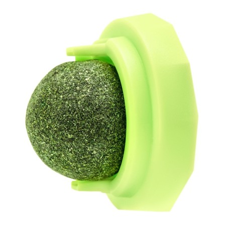 A toy for cats from cat mint "rotating ball" based on 5 x 4 cm, green-5