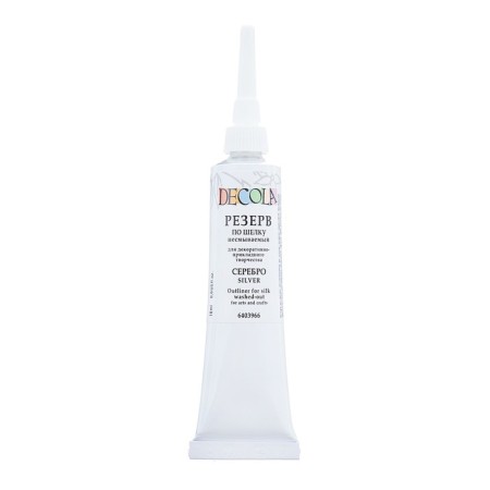 Reservative composition of silk 18 ml, ZHK Decola, indelible, silver, 6403966