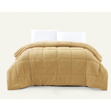 Aramis blanket, size 200x220 cm, golden color