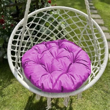 Villy swing pillow, diameter 60 cm, purple color-1