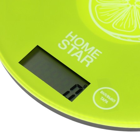 Libra Kitchen Homestar HS-3007S, electronic, up to 7 kg, picture "Lime"-3