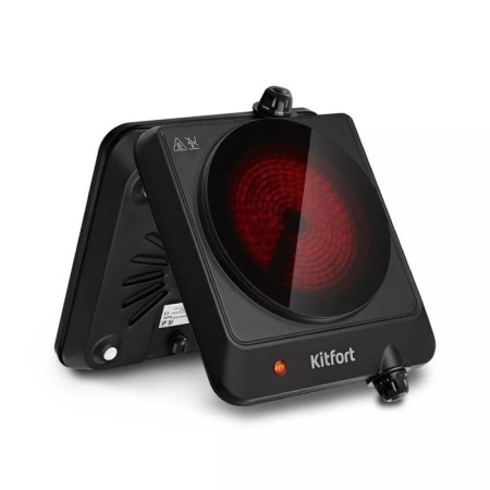 Infrared tile KitFort KT-170, 1200 watts, 1 burner, black-3