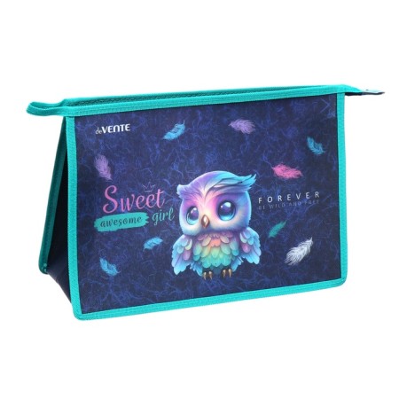 A4, 330 x 230 x 100 mm (extra-capacity), zipper on the top, plastic, de Vente Happy Owl-1