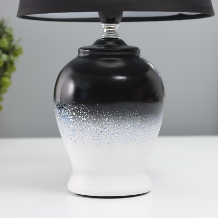 Table lamp "Daxia" 1x40W E14 black/white 19.5x19.5x35cm-3