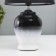 Table lamp "Daxia" 1x40W E14 black/white 19.5x19.5x35cm