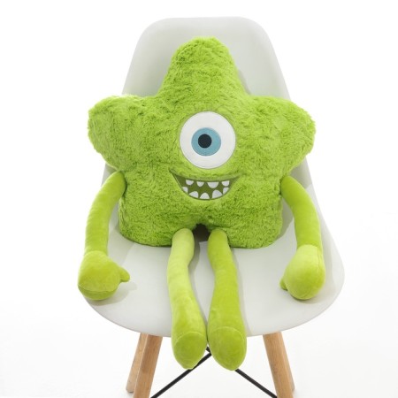 Skill of a soft toy "Star", 75 cm, green color-3