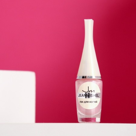 Nail polish jeanmishel tone 121 pink pearl, 5.5 ml