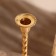 Candlelick for 1 candle "A wave" Brass 22.5x9x9 cm