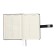 Leduced Diary A5, 160 sheets, Devente.denver, firmly cover of artificial leather with foam rubber, block 70 g/m2, gray