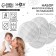 A set of reusable inserts for a bra, 6 layers, 4 pcs., White color