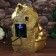 The desktop fountain from the network, backlight "Chinese coin" gold 26x18x17 cm