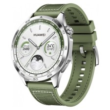 Смарт-часы Huawei Watch GT 4 Phoinix-B19W 46мм 1.43" AMOLED корп.серебристый рем.зеленый ра   107568
