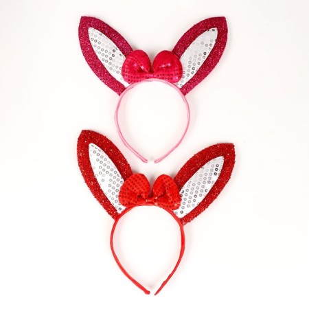Carnival rim "bunny" with a bow, color mix-1