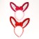Carnival rim "bunny" with a bow, color mix
